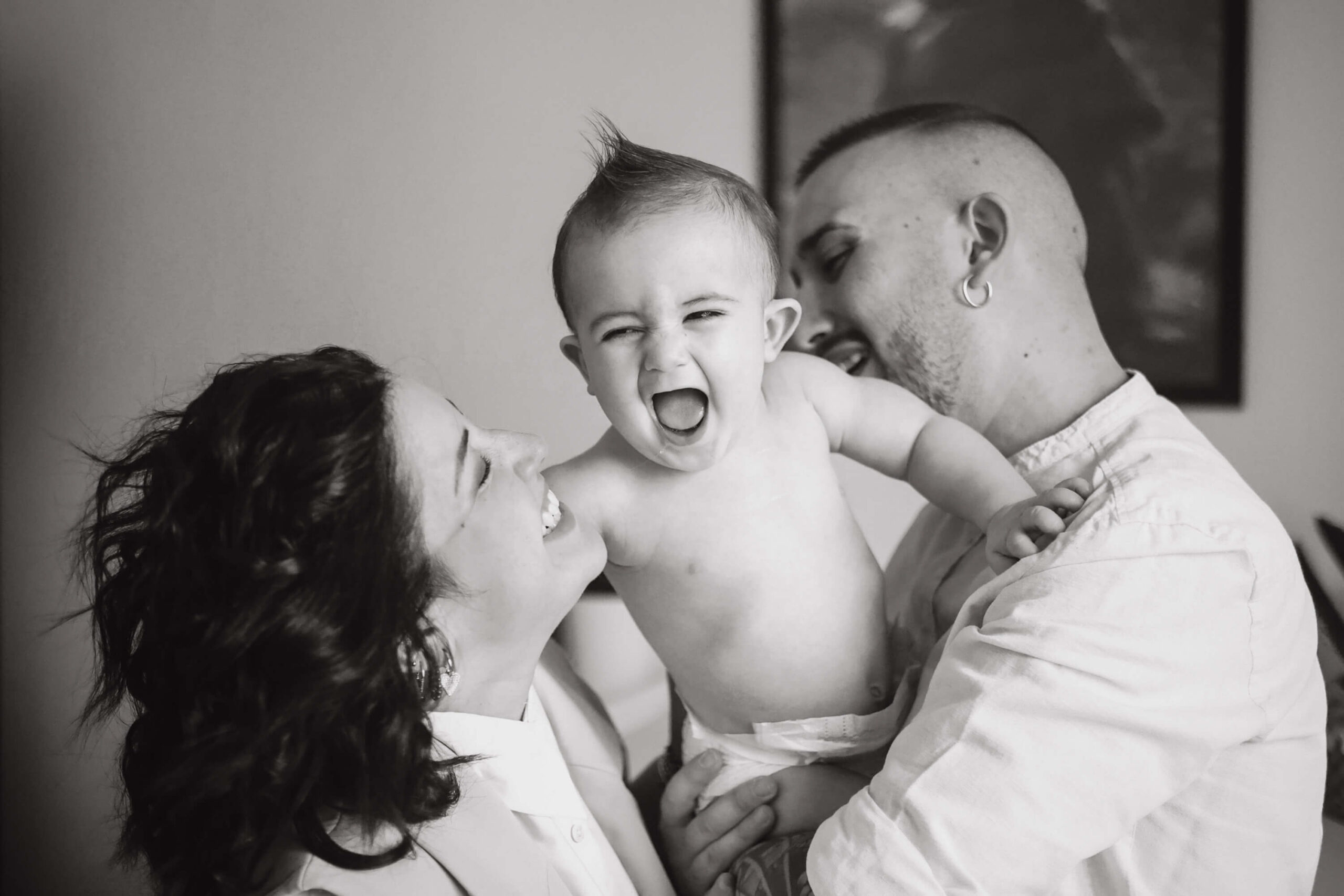 Servizio fotografico battesimo ritratto famiglia
